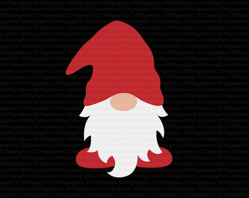 Gnome svg Christmas Gnome svg Garden Gnome svg Merry | Etsy