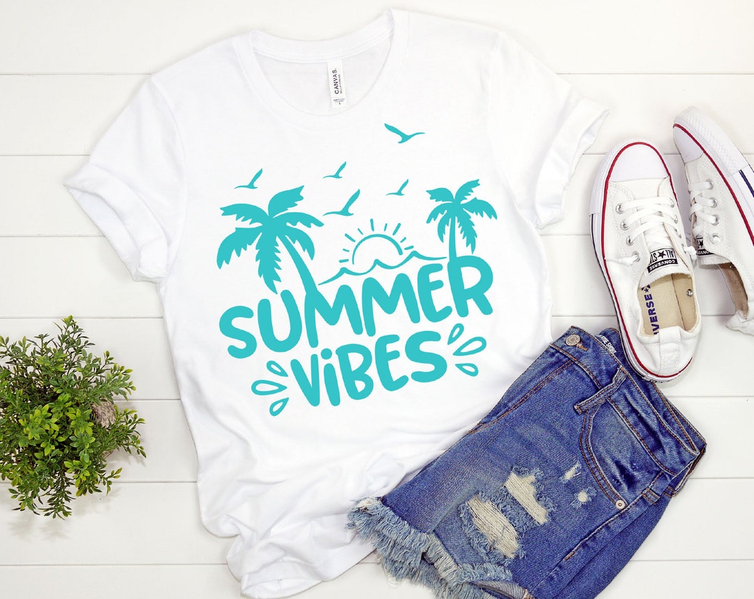 Summer Vibes Svg Summer Svg Vacation Svg Dxf Eps Png - Etsy