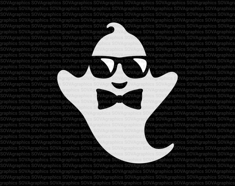 Download Boy Ghost svg Ghost with Sunglasses svg Halloween svg dxf | Etsy