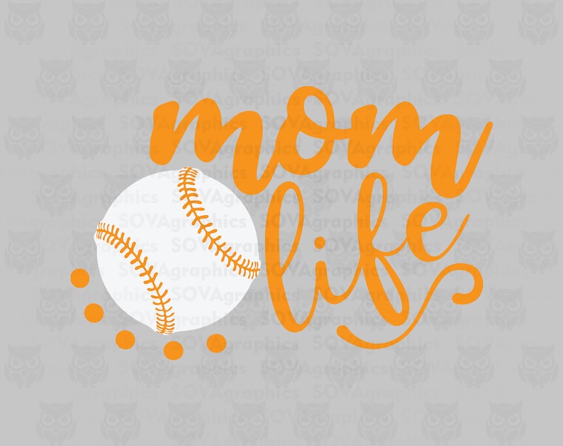 Baseball Mom svg Mom Life svg Baseball svg png dxf eps | Etsy