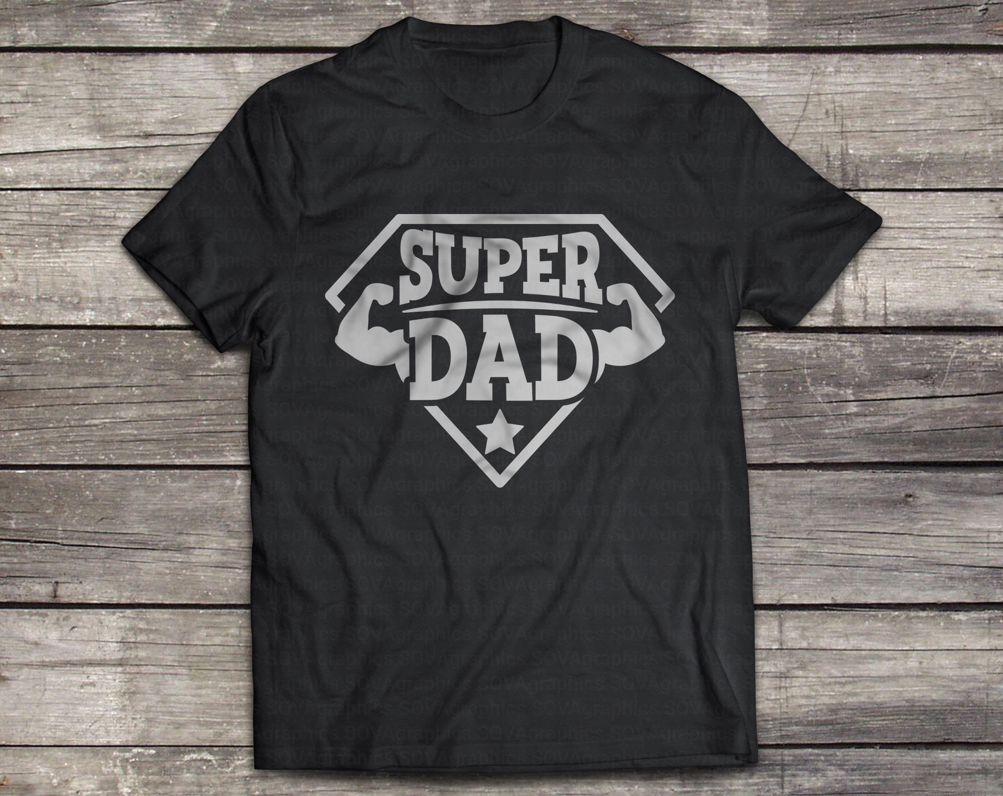 Super Dad Svg Fathers Day Svg Superdad Svg Dad Svg Strong - Etsy