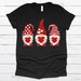 Valentines Day svg, Three Gnomes svg, Gnomes svg, Gnome svg, Valentine svg, Hearts svg, dxf, png, Valentine Shirt Design, Cricut, Silhouette 