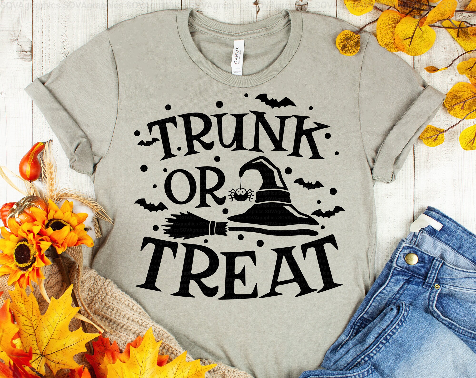 Trunk or Treat svg Halloween svg Trunk or Treat Bag svg Etsy