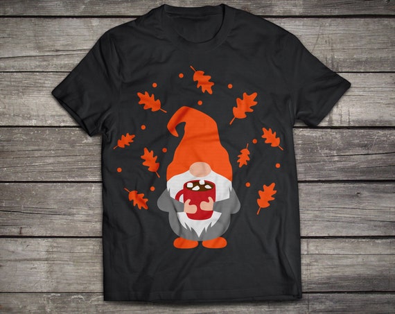 Download Autumn Gnome Svg Fall Gnome Svg Gnome Svg Gnome With Coffee Etsy PSD Mockup Templates