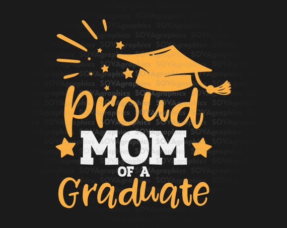 Download Proud Mom Of A Graduate Svg Mom Of Graduate Svg Graduation Etsy