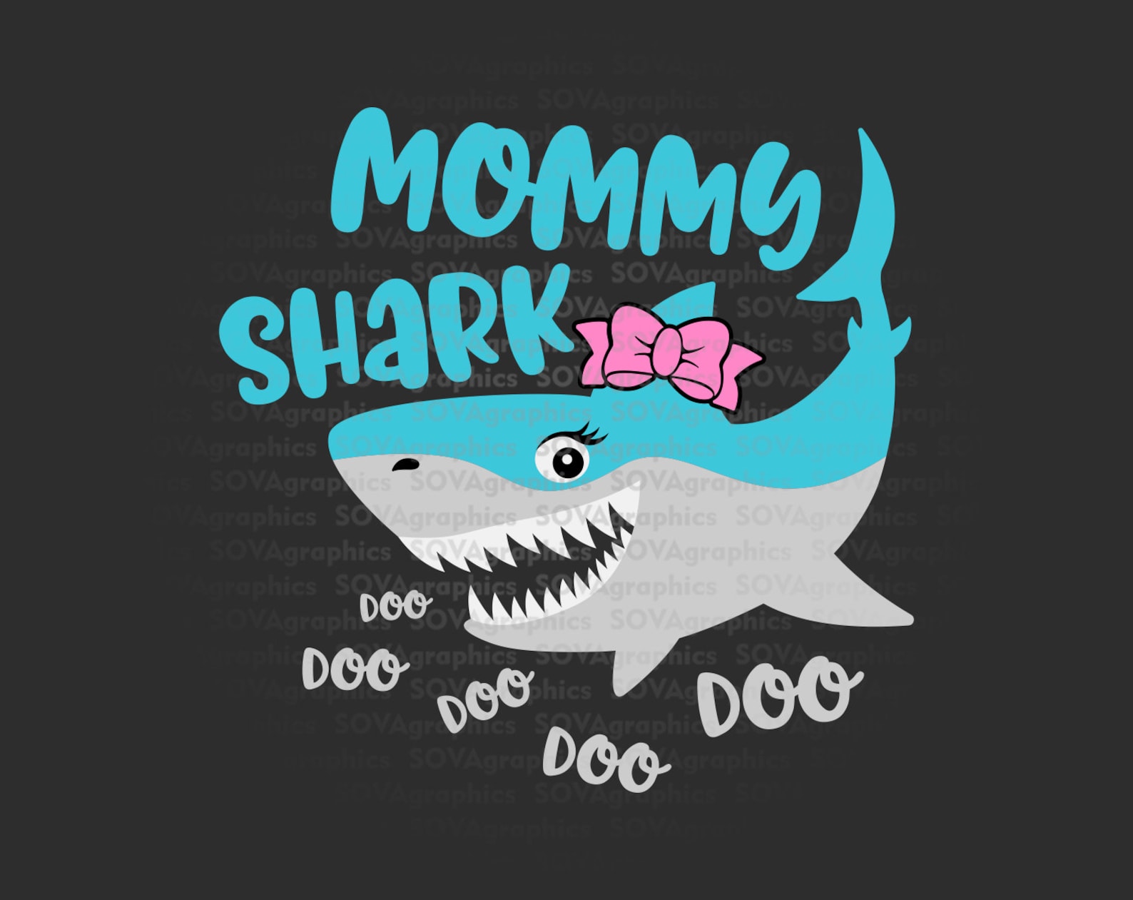 Mommy Shark Svg Mom Shark Svg Doo Doo Doo Svg Shark Svg Etsy
