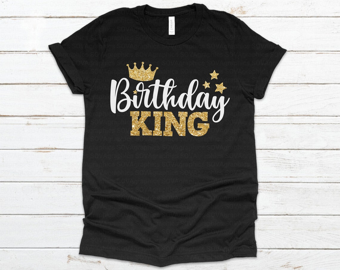 Birthday King Svg Birthday Boy Svg Birthday Svg Happy - Etsy