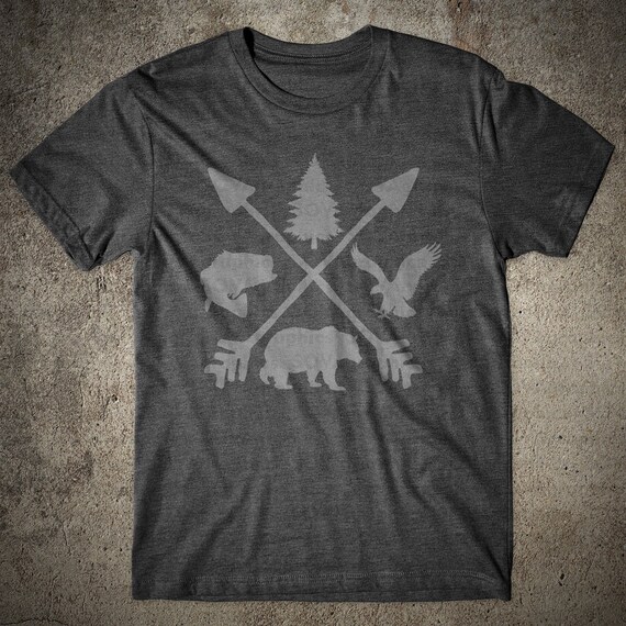 Download Free Hunting Svg Fish Svg Bear Svg Tree Svg Pine Svg Grizzly Etsy SVG Cut Files