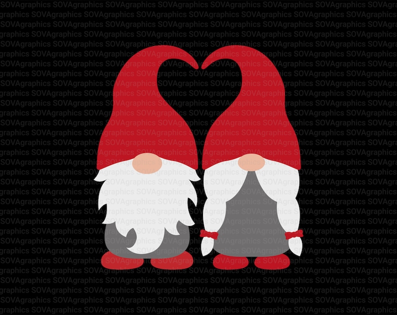 Download Gnome svg Valentine's Gnomes svg Valentines Day svg | Etsy