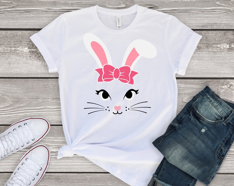 Download Easter svg Bunny svg Girl Bunny svg Girls Easter Shirt | Etsy