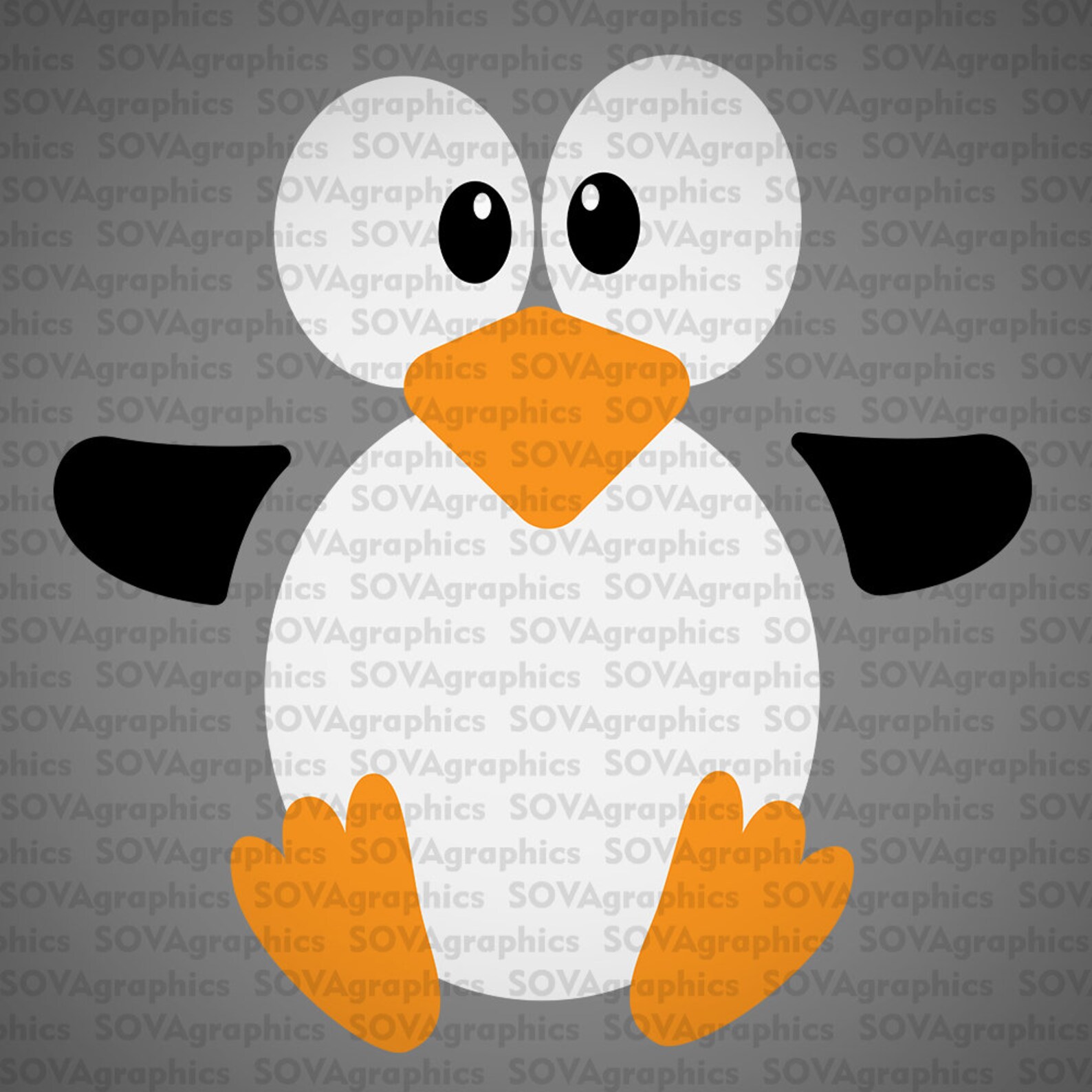 Penguin Svg Cute Penguin Svg Funny Svg Penguin Face Svg Etsy