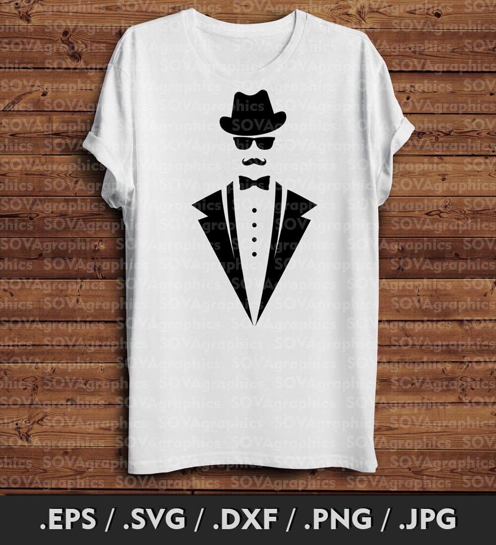 Download Tuxedo svg Tux Svg Tuxedo Jacket svg Hat svg Sunglass svg | Etsy