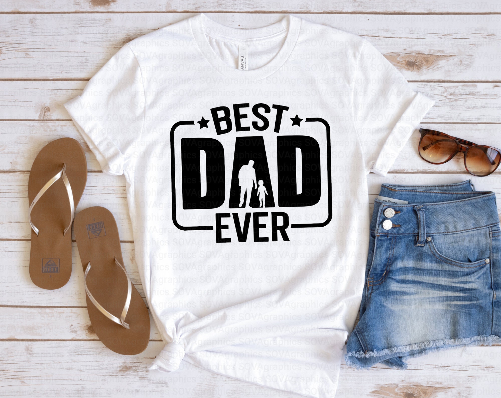 Best Dad Ever Svg Fathers Day Svg Daddy Svg Best Dad Svg - Etsy