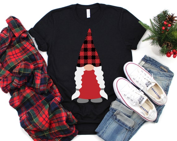 Download Free Girl Gnome Svg Gnome Svg Gnome With Plaid Hat Svg Christmas Etsy SVG DXF Cut File