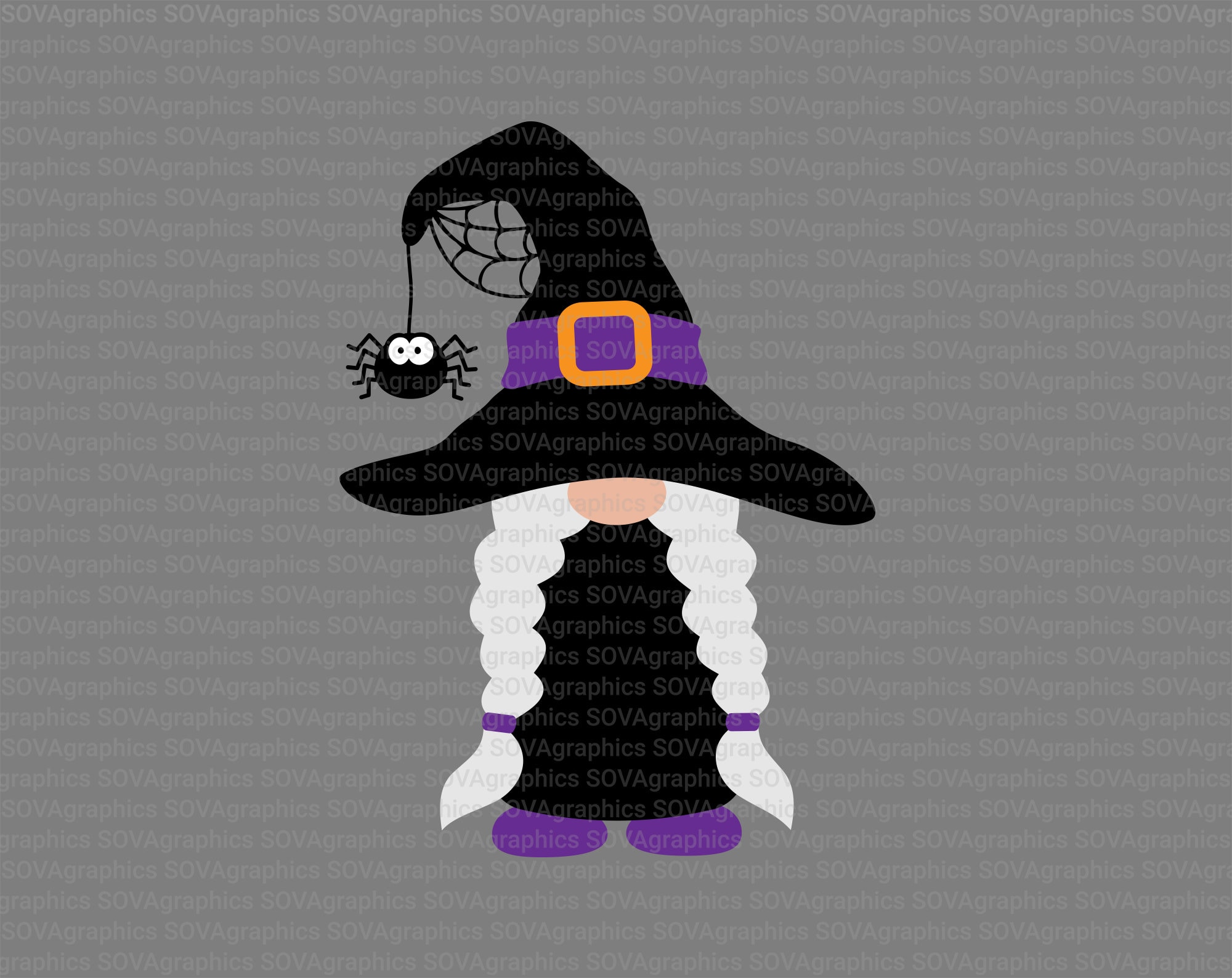 Halloween Gnome svg Gnome Girl svg Gnome Lady svg Boo svg | Etsy