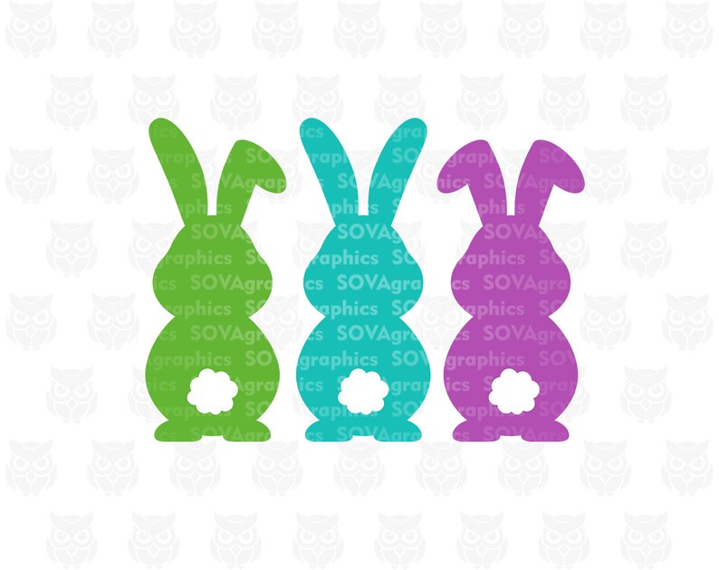 Download Bunny svg Easter svg Bunnies svg Bunny Tail svg Easter | Etsy