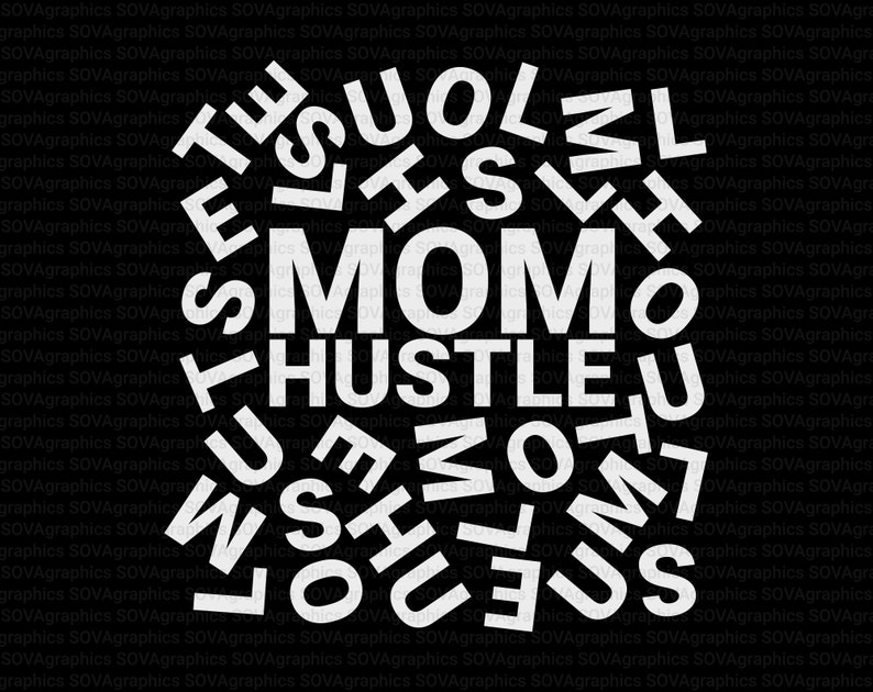 Download Mom Hustle svg Mom Boss svg Girl Boss svg Mom Life svg | Etsy
