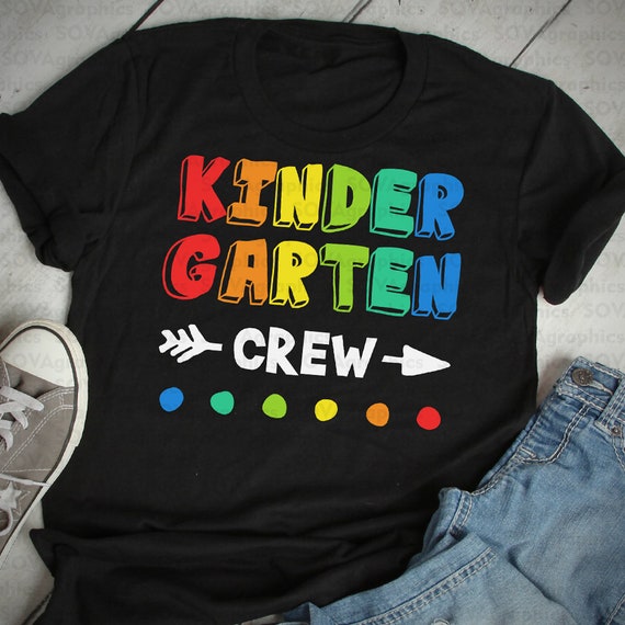 Kindergarten Svg Crew Svg Kindergarten Crew Svg Teacher Etsy