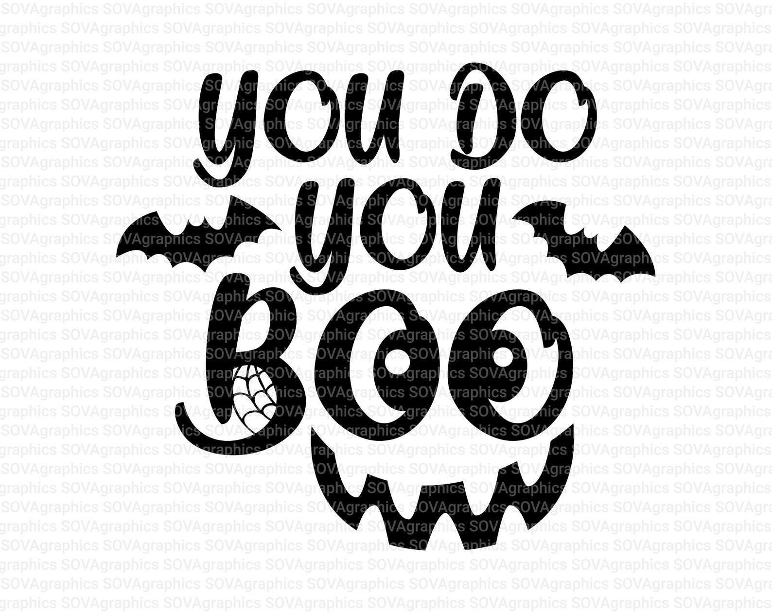 You Do You Boo Svg Boo Svg Halloween Svg Happy Halloween Etsy