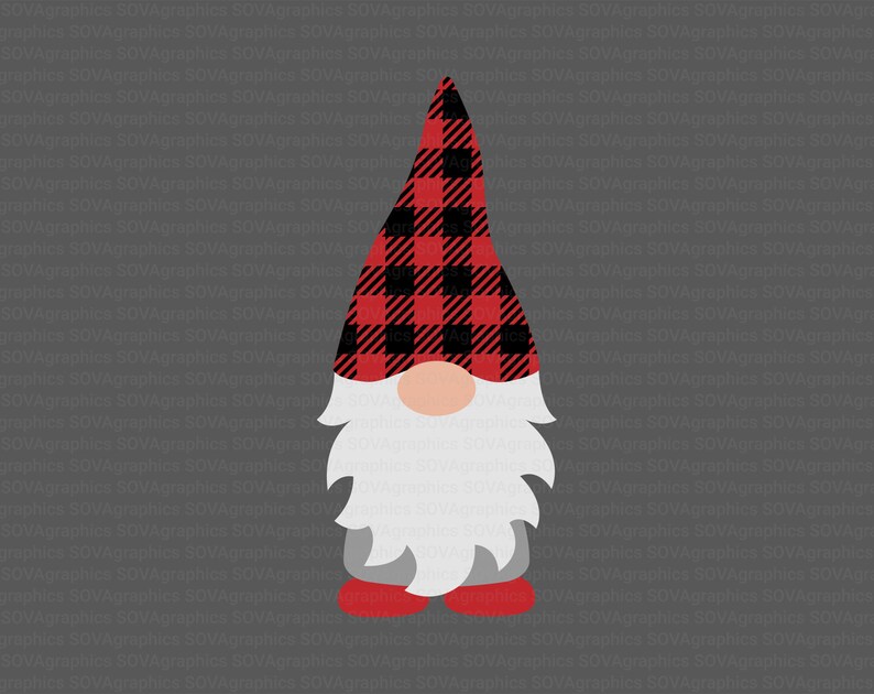 Download Gnome Svg Christmas Gnome Svg Gnome With Plaid Hat Svg Etsy PSD Mockup Templates