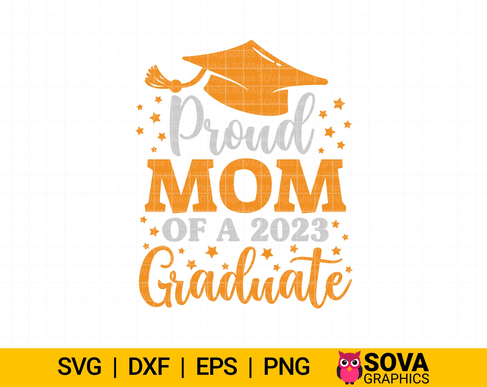 Orgullosa Mamá De Un Graduado 2023 Svg Clase De 2023 Svg Etsy México