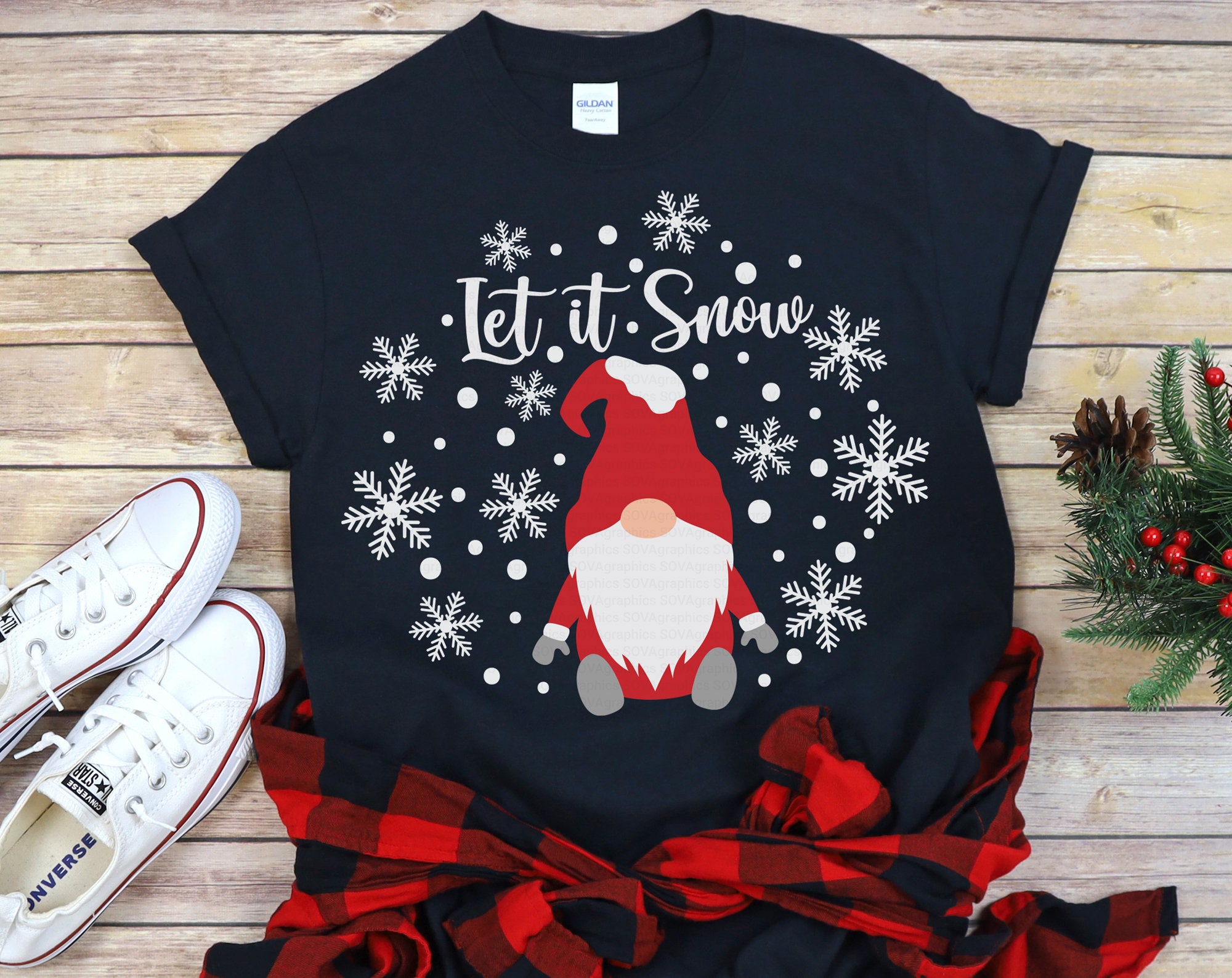 Download Let It Snow Svg Christmas Svg Gnome Svg Winter Gnome Svg Etsy
