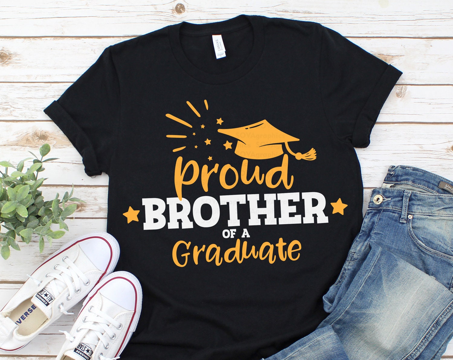 Proud Brother of a Graduate Svg Brother of Graduate Svg | Etsy