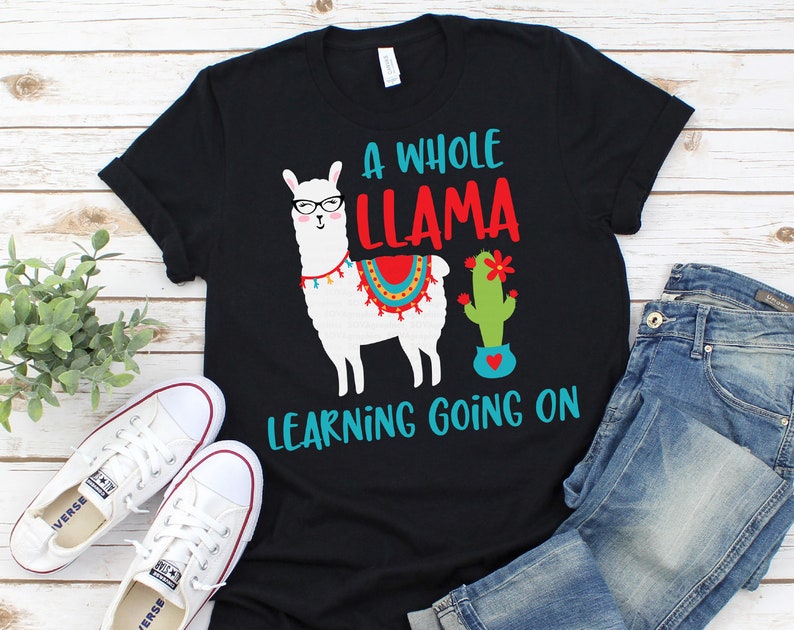 Download A Whole Llama Learning Going On svg Teacher svg Llama svg | Etsy