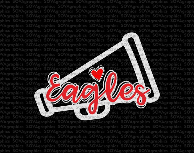 Download Visual Arts Cut File Eagles Megaphone Svg Eagles Svg Cheer Megaphone Svg Silhouette Eagles Cheer Svg Cricut Cheerleading Svg Printable Dxf Png Craft Supplies Tools