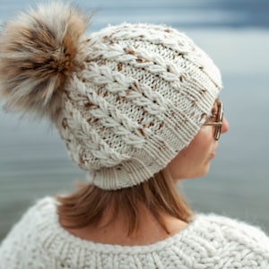 Wzór na czapkę Slouchy Beanie, Czapka Chocolate Shop, Czapka Slouchy Beanie, Podstawowy element garderoby, Łatwy wzór na czapkę dla kobiet i nastolatek