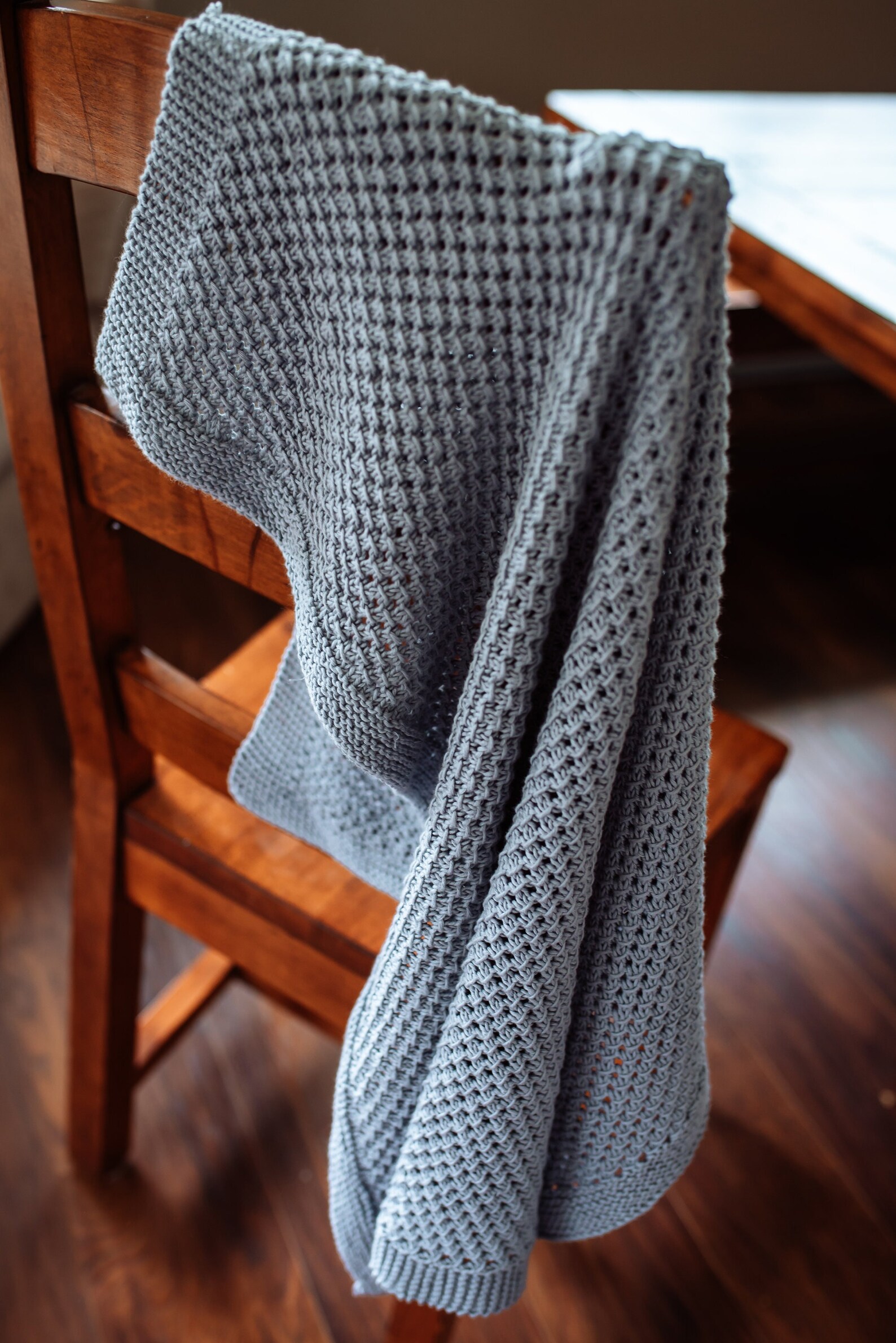 Easy Baby Blanket Knitting Pattern Swaddle Blanket Knitting Etsy