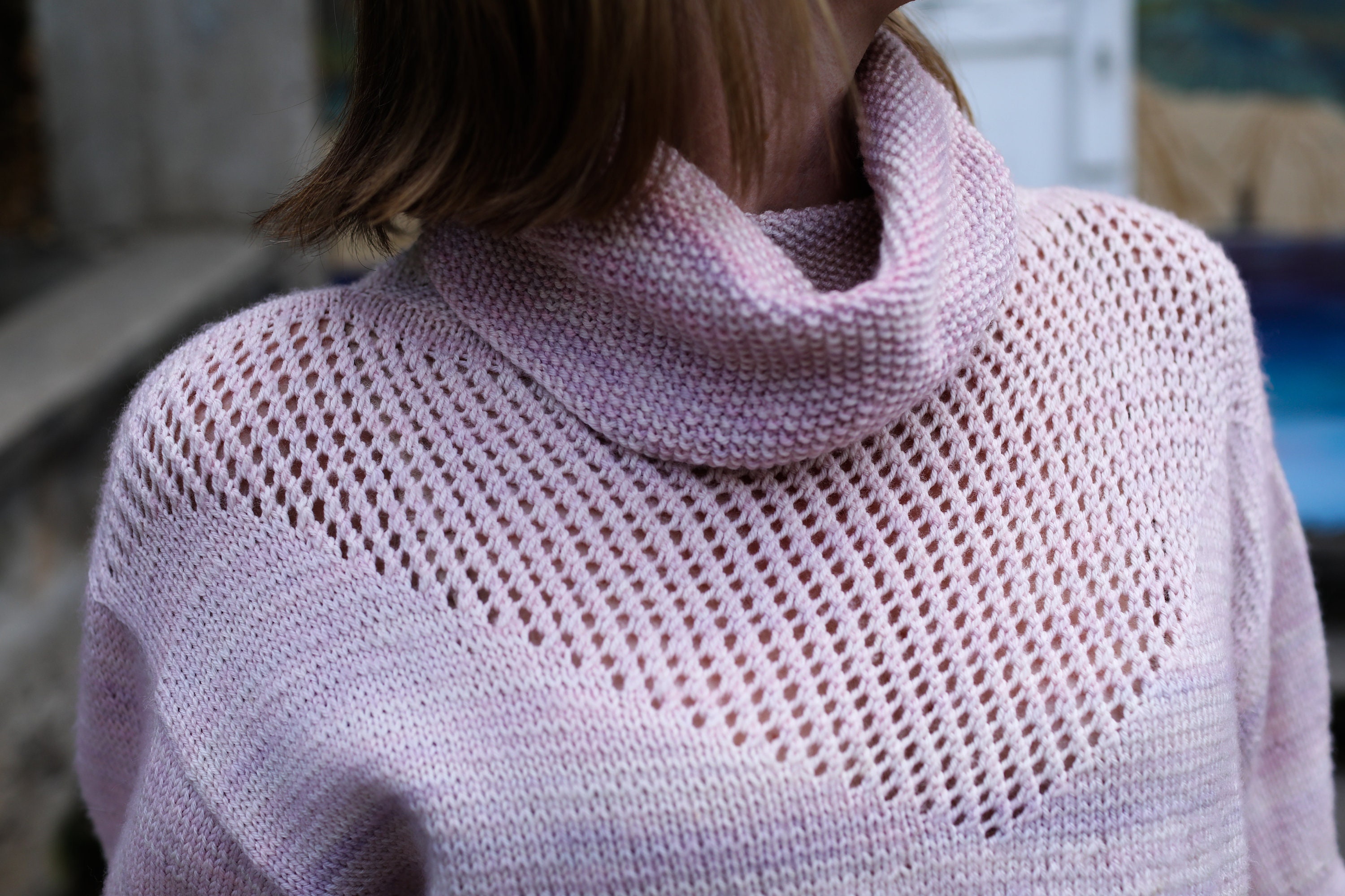 Turtleneck Sweater Knitting Pattern - the "uptown Pullover". Cowl Neck ...