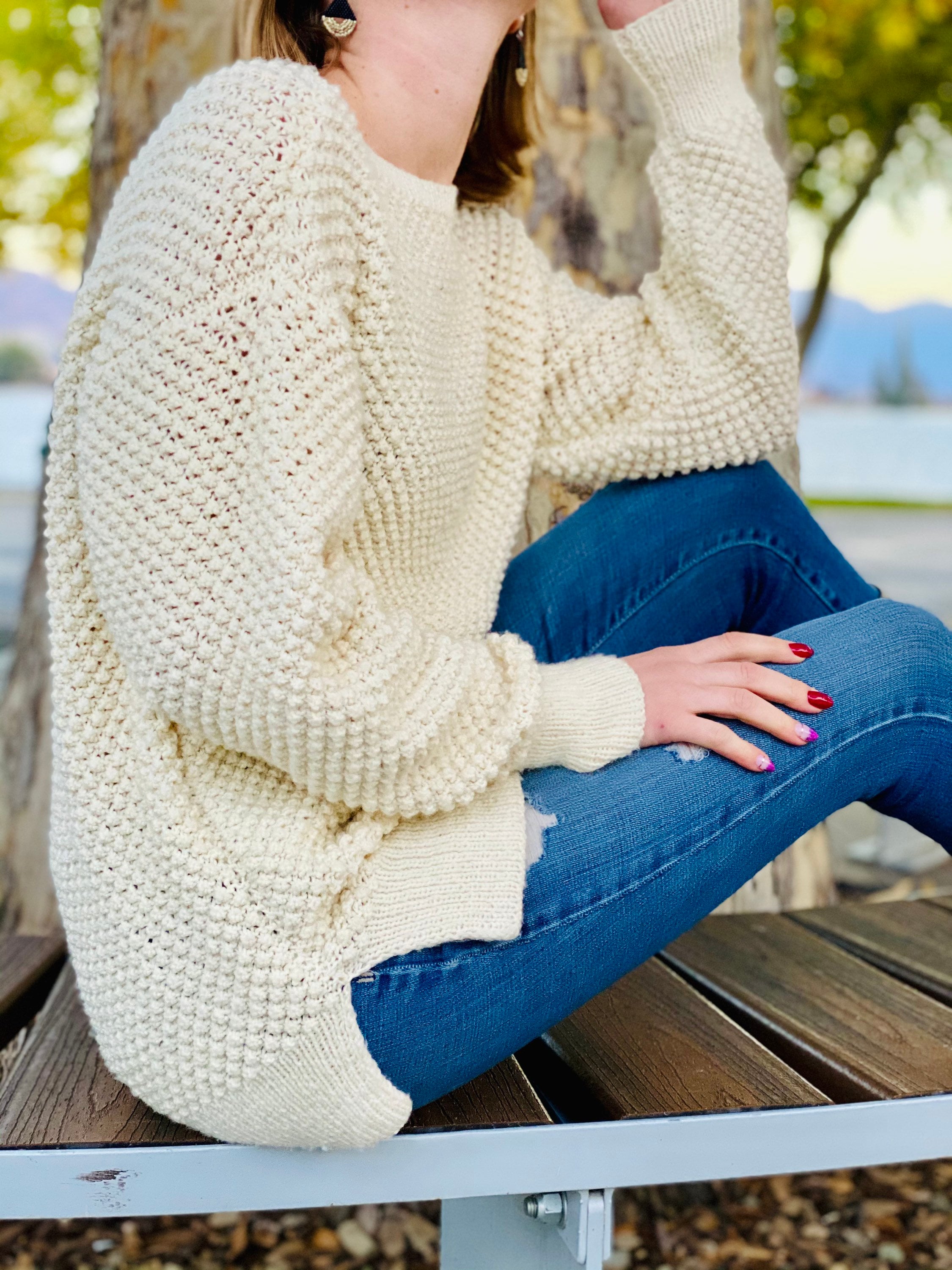 Chunky Sweater Knitting Pattern 