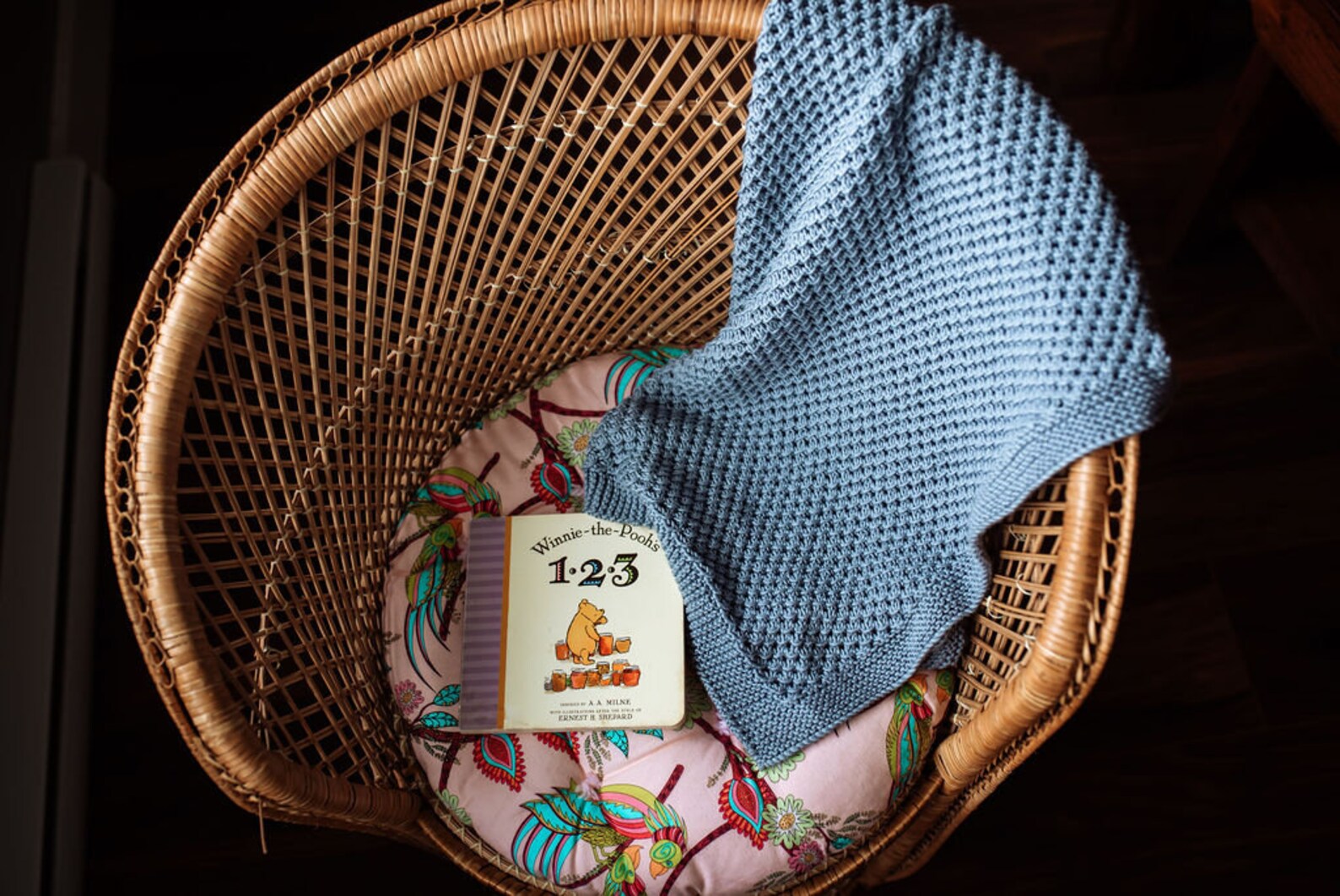 Easy Baby Blanket Knitting Pattern Swaddle Blanket Knitting Etsy