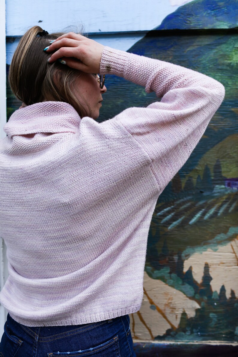 Turtleneck Sweater Knitting Pattern - the "uptown Pullover". Cowl Neck ...