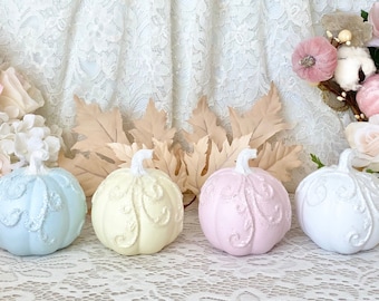 Pastel Glitter Resin Pumpkins, Shabby Chic Fall Decor,Pumpkins,Pastel Pumpkins,Pastel Fall Decor,Pink Pumpkins,Yellow Pumpkins,Blue Pumpkins