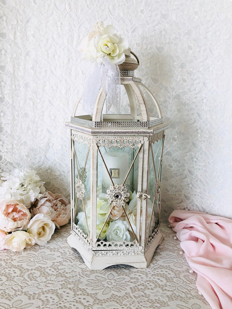 Large Vintage Wedding Lanterns Shabby Chic Wedding Lanterns Etsy.de