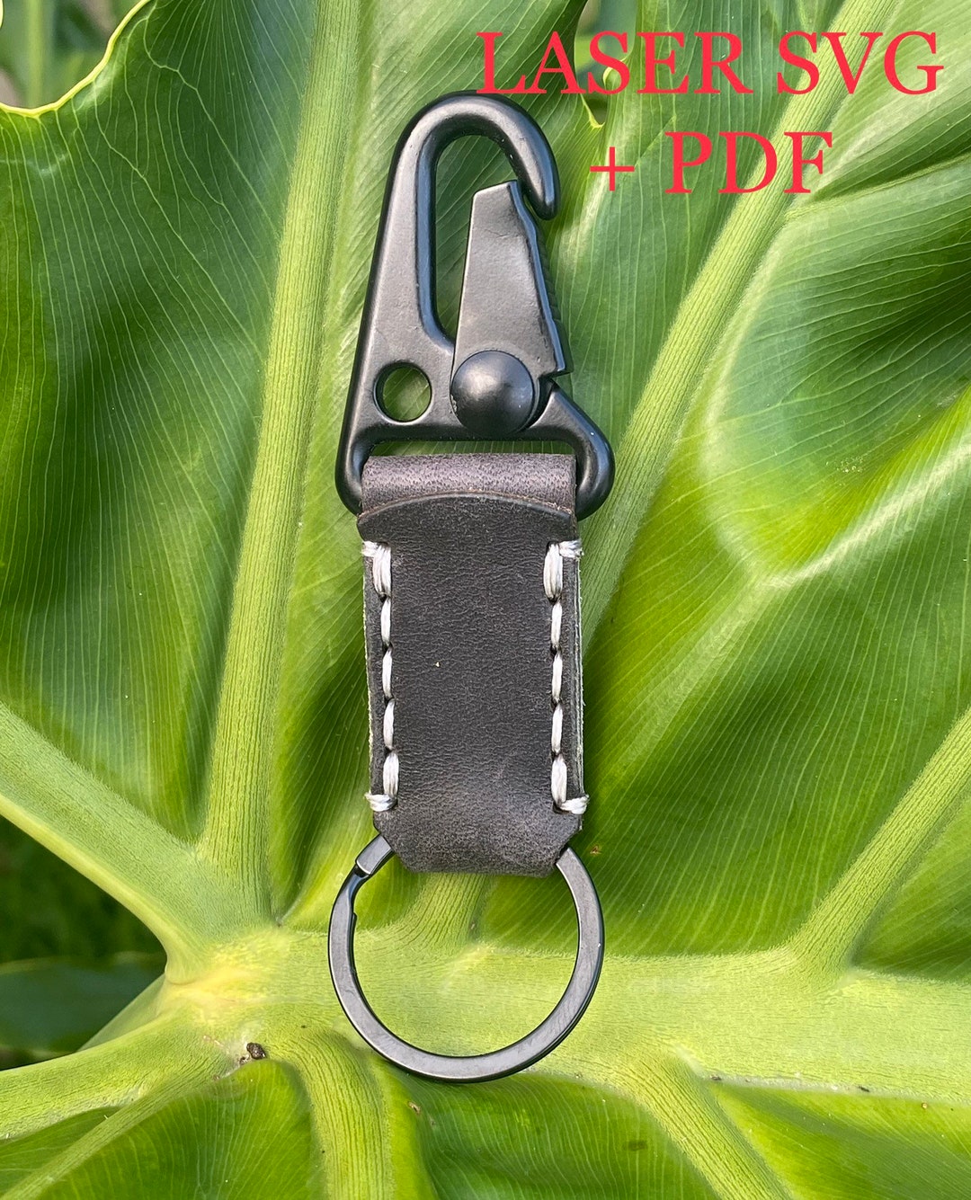 SVG PDF Laser Ready Edc Keychain DIY Pattern Etsy