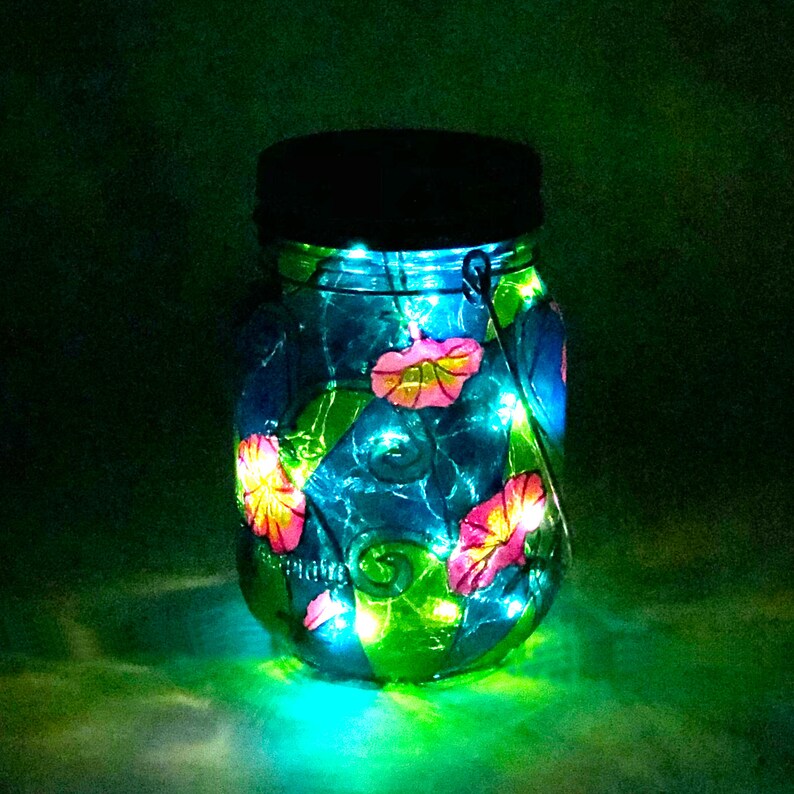 Dad Memorial Light / Stained Glass Cemetery Light / Hand Etsy