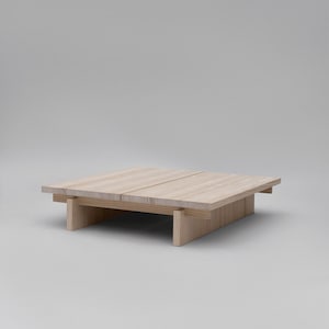 Solid pine wood coffee table for the living room - Olivera