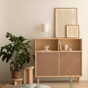 Sideboard Cadaqués made of solid natural wood