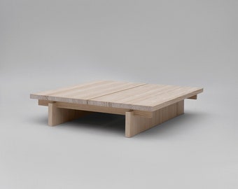 Solid pine wood coffee table for the living room - Olivera