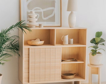 Sideboard Formentera made of solid pine wood