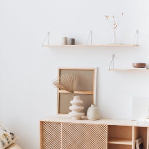 Solid wood floating shelf - Macarella