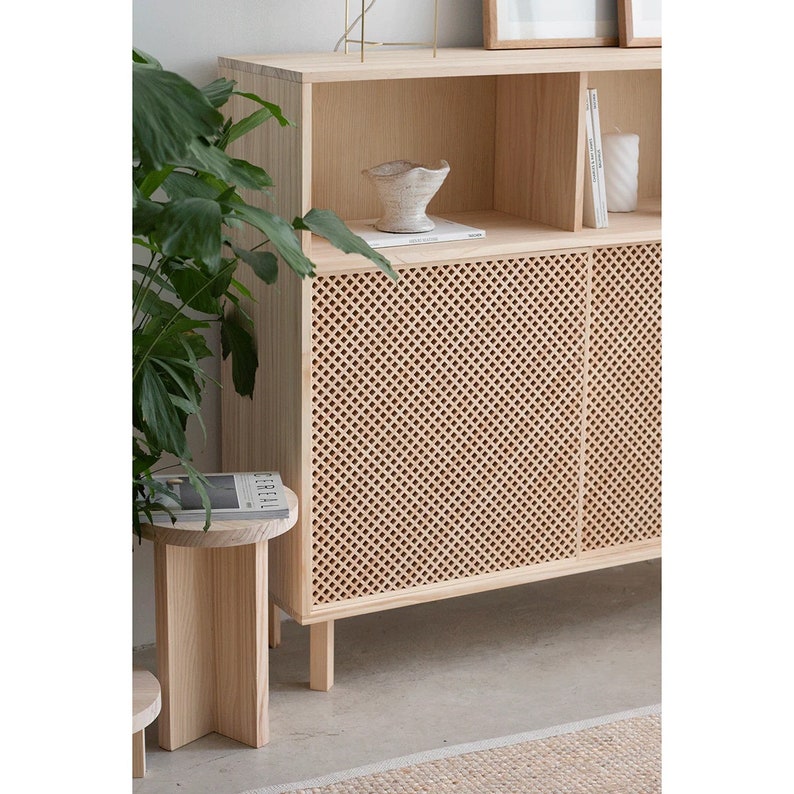 Solid wood sideboard perfect for the living room Mundina image 2