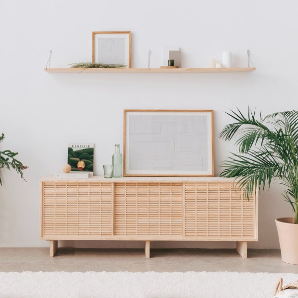 Möbel sideboard aus massivem Naturholz - Pedrera