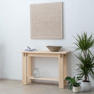 Narrow console table, solid wood entry table, console table, hall table - Tagomago