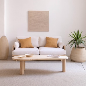 Solid wood coffee table - Tramadiu