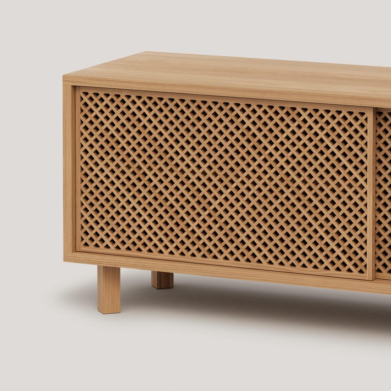 Solid pine wood TV stand - Menorca image 8