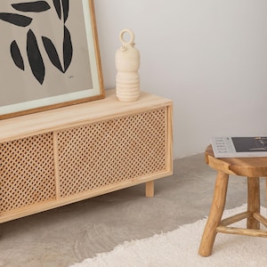 Solid pine wood TV stand - Menorca image 5